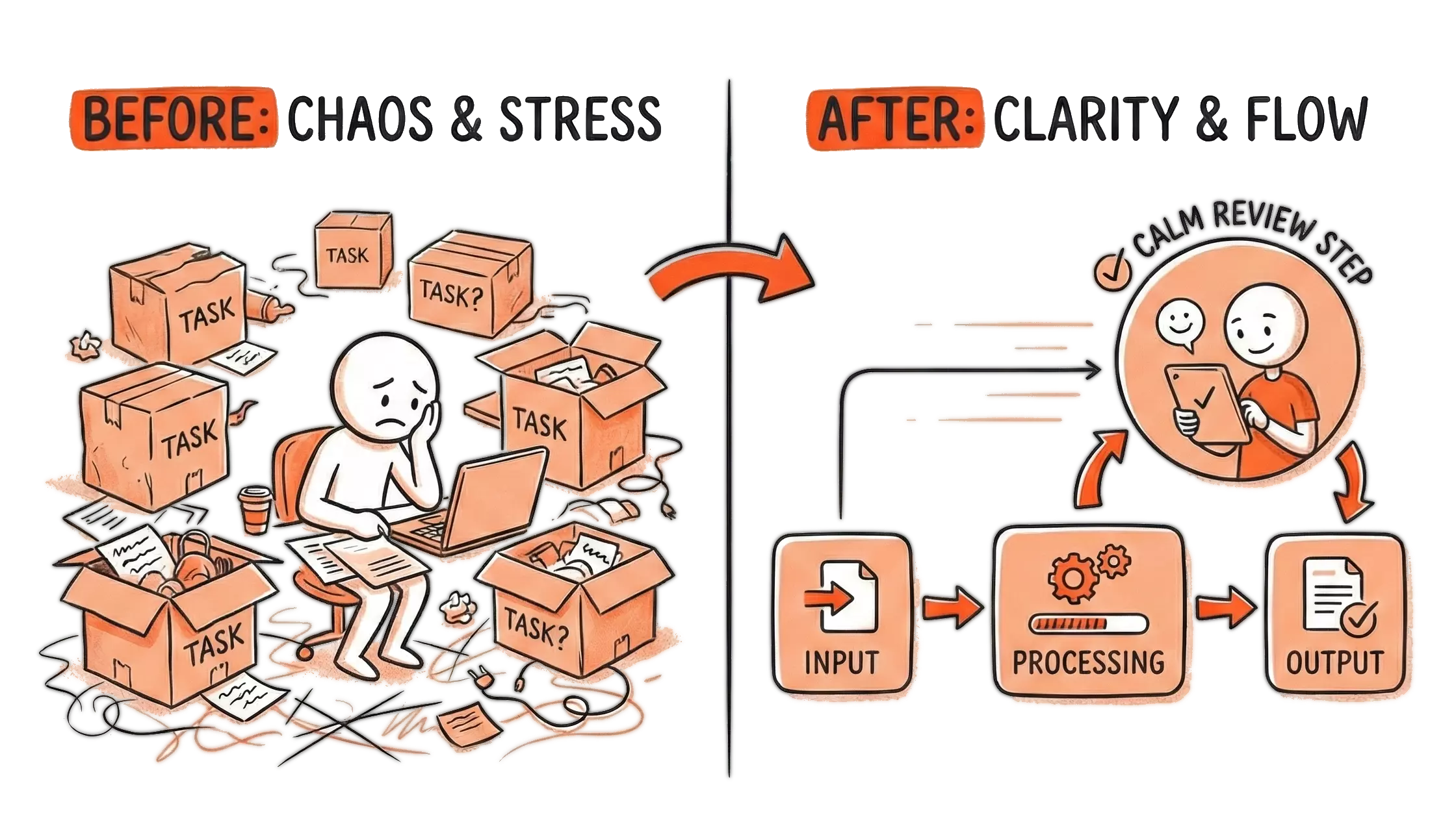 Clarity about roles — the actual outcome the framework is trying to produce